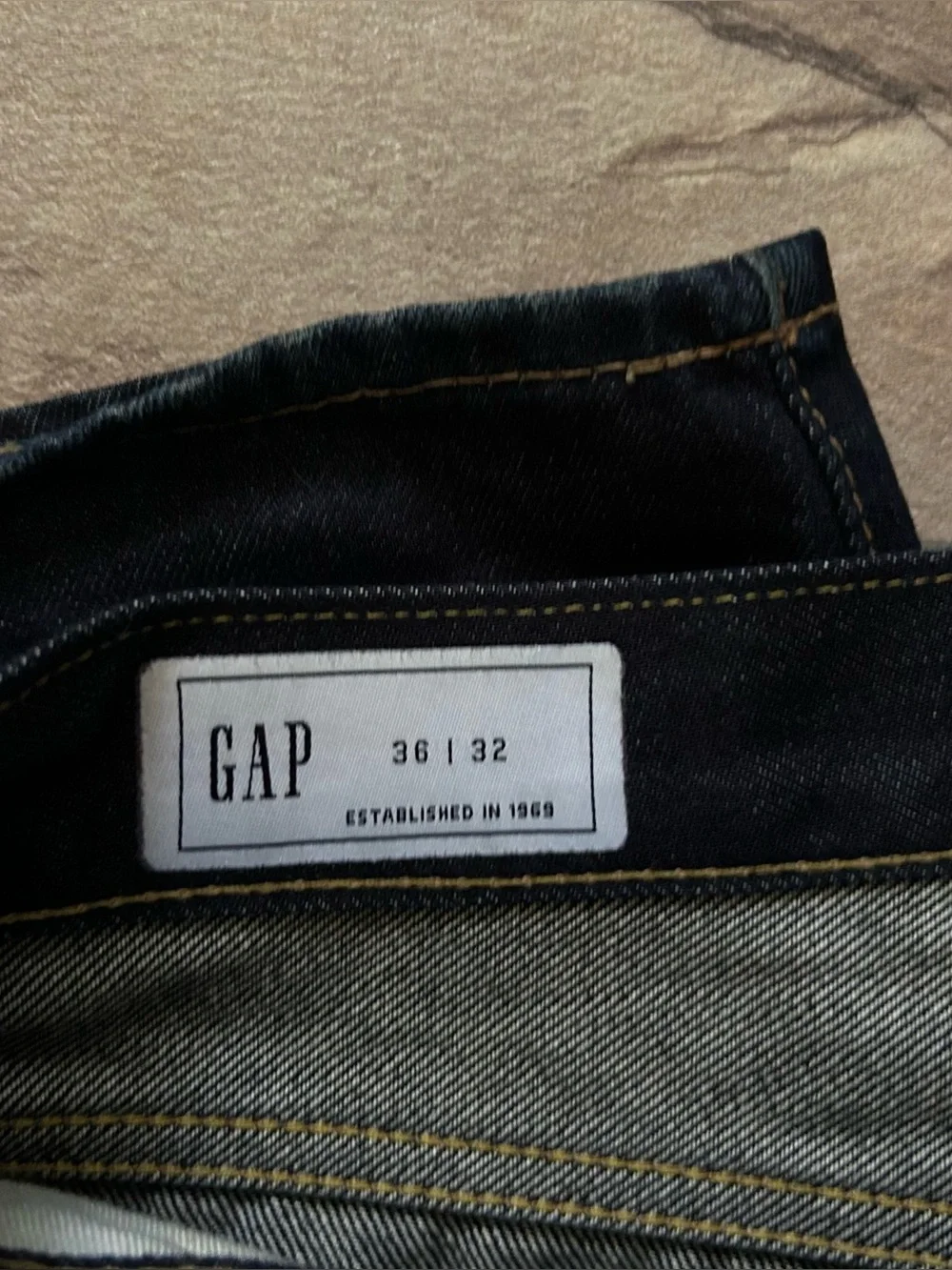 Gap Dark Wash Baggy Jeans